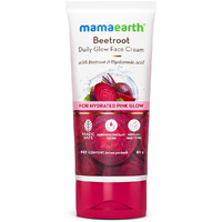 Mamaearth Beetroot Daily Glow Face Cream With Beetroot & Hyaluronic Acid - 80g|Gives Hydrated Pink Glow |Gives Instant Brightening Effect |Lightweight & Non-Greasy |Natural Glow |For All Skin Types