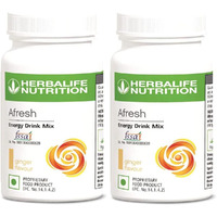 HERBALIFE NUTRITION Herbalife Afresh Energy Drink Mix (Ginger, 50 g) Pack of 2