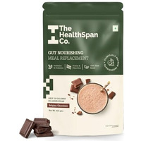 The Healthspan Co. | Meal Replacement Drink | Manage Weight and Inches | Only 122 Calories | With Fiber & Probiotic | Plant Based Protein | For Women & Men | No Added Sugar | 425gm | Belgian Chocolate