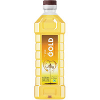 Jivo Gold Refined Oil | Blend of Rice Bran Oil & Sunflower Oil | Cooking oil|Pro Healthy Lifestyle Edible Oil 1 litre