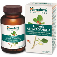 Himalaya Organic Ashwagandha 670mg |Helps Release Stress | Rejuvenates Mind and Body | General Wellness | Pack of 60