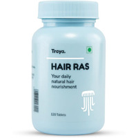 Traya Hair Ras Tablets for Women & Men, Ayurvedic Hair Vitamin Tablets for Hair Fall Control and Growth, Contains Ashwagandha, Bhringraj, Shatavari (120 Tablets)