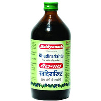 Baidyanath Khadirarishta | Ayurvedic Syrup for Skin Disorders | Blood Purifier, 450 ml