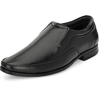 Blue Leather Mens 3910 Black Formal Shoes_6 UK (3910-1)