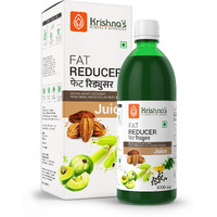 Krishnas Fat Reducer Juice - 1000 ml | (Pack of 1) | 12 Powerful herbs for Weight Management | Amla, Harad, Daru Haridra, Sunn Hemp | Aids Metabolism and Digestion