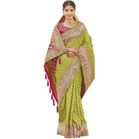 MANOHARI adorable woven pattern Banarasi Silk saree for women with Blouse Piece_MN1740