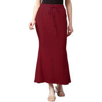 GRECIILOOKS Womens Spandex Pant Liner Slip Regular Fit Petticoat (maroon, Medium)