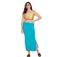 RANI SAAHIBA Womens Stretchy Slim Fishcut Petticoat Cotton Saree Shapewear(SHP35_2XL/3XL_Lt. Mint)