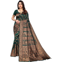 SHIVANAA Womens Jacquard Saree With Blouse Piece||Saree For Women||Trendy Saree