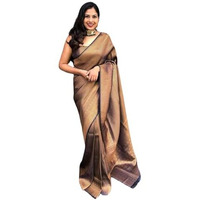 GRECIILOOKS Womens COTTON SILK Saree (GL-S2377_BROWN)