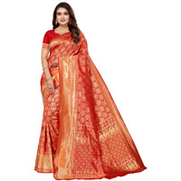 SHIVANAA Womens Jacquard Saree With Blouse Piece||Saree For Women||Designer Saree