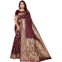 SHIVANAA Womens Jacquard Saree With Blouse Piece||Saree For Women||Exclusive Saree