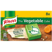 Knorr The Vegetable Stock Cube 8X, Gluten Free, 80 g (100402648)