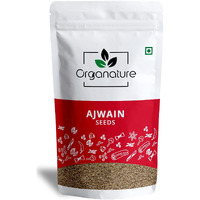 Organature Premium Fresh Whole Ajwain Seeds | Carom Seeds | Ajamo | Bishops Weed Pack of - (900 Grams)