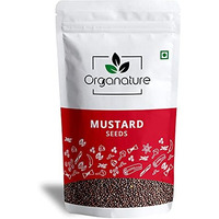 Organature Fresh Natural Mustard Seeds Small 400 Grams | Ava Ginjalu, Sarso, Whole Rai, Sarson k beenj | Whole Mustard Black | Indian Spice, Naturally Processed, Brown Mustard