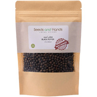 Seeds and Hands Tellicherry Special Extra Bold Black Pepper/Kali Mirch Whole [Medium Spicy] (100Gm)