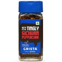 CRISTA Sichuan Peppercorn Seeds for Indian, Chinese & Thai Cuisine | Organically grown | Farm Fresh & | Zero added Colours, Fillers, Additives & Preservatives | 40 gms