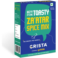 CRISTA Toasty Zaatar Spice Mix Blend | Middle Eastern Flavours | Trans Fat Free | No Onion | No Garlic | Vegan | Zero added Colours, Fillers, Additives & Preservatives | 100 gms