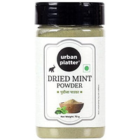 Urban Platter Dried Mint Powder Shaker Jar, 70g / 2.4oz [Pudina Powder]