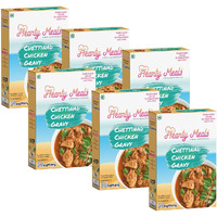 Hearty Meals Chettinad Chicken Gravy Cooking Mix, Pack of 6 (90g each) | Instant Gravy Masala Mix Tamil Nadu Style | Ready in 20 - 25 min | Serves 30-36 | No Preservatives | Ready To Cook Indian Premix Masala Spice