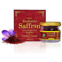 VEDAPURE Saffron | saffron original kashmiri | Finest A+ Grade Kashmiri Kesar For Pregnant Women, Cooking, Tilak &Sweets| Glass bottle with Gift Box |1 Gm (Pack of 1)