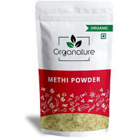 Organature Organic Methi Powder USDA Certified Dried Fenugreek Powder | Methi Dana Powder | Indian Spices & Masala Pack of 400 Grams