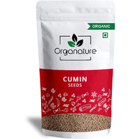 Organature Organic Fresh Cumin Seeds USDA Certified Jeera | Whole Cumin Seeds | Whole Indian Spice | Safaid jeera (900 Grams)