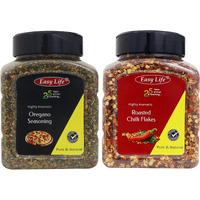 Easy Life Oregano Seasoning 230g and Roasted Chilli Flakes 200g Chefs Combo