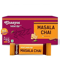 Chaayos Instant Tea Premix - Regular Sugar - Masala Flavour (5 Sachets) | Instant Tea | Tea Premix | Masala Tea | Masala Chai | Assam Tea | Flavored Tea | Tea Masala Mix