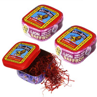 LION BRAND SAFFRON, 3g, Original Kashmir Lacha Saffron/Kesar/Keshar (Certified Grade A) for Biryani, Beauty, Improved Health and Tilak (VALUE PACK OF 3gm (3X1gram = 3grams))