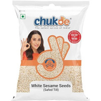 Chukde Safed Till, White Sesame Seeds Whole Spices, 300g, Pack of 100g x 3