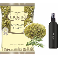 Indiana Rosemary Dried Leaves with Spray For Hair Growth & Rosemary Herb Tea (400gm)