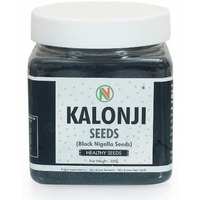 NatureVit Kalonji Seeds, 300g - [Jar Pack] | Nigella Seeds | Seeds for Hair Growth | 100% Natural | Culinary Spice | Health Benefits | Gluten-Free | Source of Antioxidants | Kala Jeera