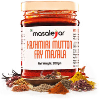 Masalejar Ready to Cook Kashmiri Mutton Fry Masala Spice Mix Paste 200gm Serves 5-6 | Fry Chicken Masala | Meat Masala | Paneer Masala | Just Mix & Cook | No added Preservatives