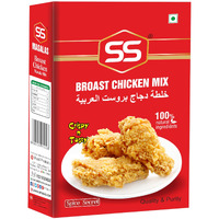 SS Masalas Broast chicken mix 100g Pack of 6. Crispy fried chicken coating masala