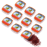 LION BRAND SAFFRON, 7g, Original (Value Pack) Kashmiri Mongra Saffron/Kesar for Pregnant Women (Value Pack of 7 (7 X 1gm = 7grams))