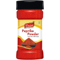 Desire Paprika Powder 100 Gram | 100% Pure | No artificial colours, flavours, fillers or preservatives |Garnish, Season, make spice rubs or marinades