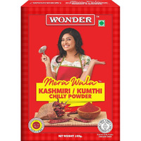 WONDER Mera Wala Kumthi Kashmiri Chilli Powder/ Lal Mirch Powder/For Delicious & Flavourful Cooking/No Artificial Flavour Added/No Preservatives Added -100 Gm