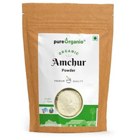 Pure Organio Organic Amchur Powder, Authentic Dry Mango Powder, Traditional Aamchoor Powder for Flavorful Indian Cuisine, NPOP Organic Certified Indian Spices (200 Gm)