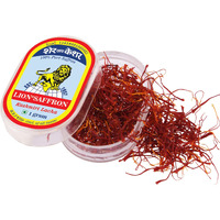 LION BRAND SAFFRON, Pure Kashmir Lacha Saffron/Kesar/Keshar GREAT VALUE PACK for Beauty, Cooking and Tilak- 1gm