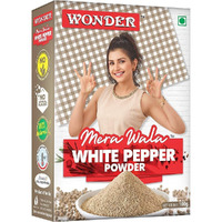 Wonder Mera Wala White Pepper (Mari) Powder/White Mirch Powder  100G / For Aromatic & Flavourful Grams/No Artificial Flavour Added