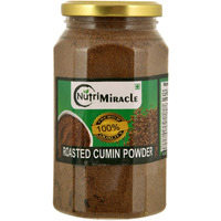 NUTRI MIRACLE Roasted Cumin Seeds Powder/Bhuna Jeera Powder,300gm