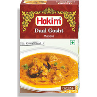 Hakim IndiaS 1St Authentic Mughlai Daal Gosht Masala - Pack of 12-50 Grams Each