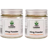 Two Farmers Organics Natural Strong Hing Compounded Asafoetida Powder (100 Grams)