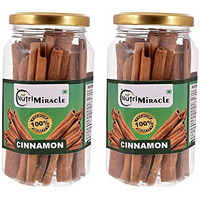 NUTRI MIRACLE Cinnamon Sticks/Srilankan Dalchini/Aromatic Spice,500gm, Pack Of Five,100gm Each