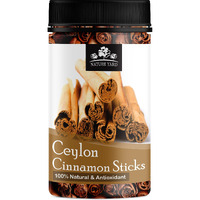 NATURE YARD Real Ceylon Cinnamon Sticks/Fresh Organic Srilankan Dalchini - 50gm-Genuine Original Imported Sticks For Cooking (Real Ceylon Cinnamon Sticks)