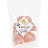 Nature Vit Whole Pink Rock Salt, 400G | Himalayan Pink Rock Salt Chunks | Rock Salt