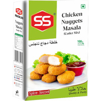 SS Masalas Chicken Nuggets Masala 300g. Seasoned Crispy Coating Mix for Cutlets, Nuggets, Meat Ball, Potato Rolls (100g Pack of 3).