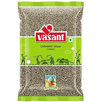 VASANT Carom Seeds (Ajwain) 400 gm | Carom Seeds | Ajwain | Thymol Seeds | Rich in Fiber | Indian Cuisine | Vegan | Whole Spices | Indian Spices Masala | Pack of 1