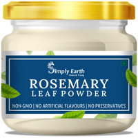 Simply Earth Rosemary Dried Leaves Powder For Hair Growth | Top Grade Leaves Rosemary Herb Tea | Organic | Natural Foods - 100 GM